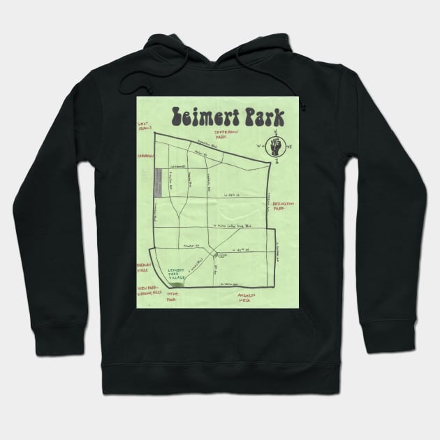 Leimert Park Hoodie by PendersleighAndSonsCartography